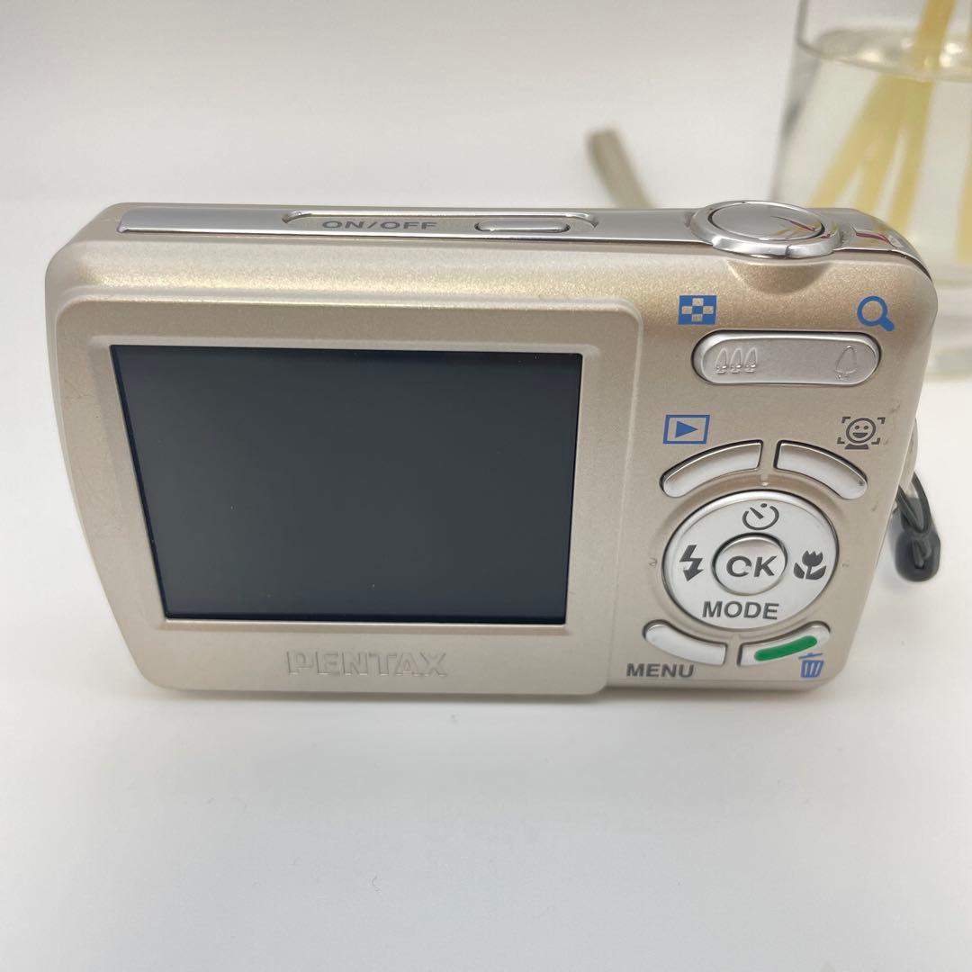 美品✨PENTAX Optio E70✨動作確認済 スマホ転送OK 単三電池♪