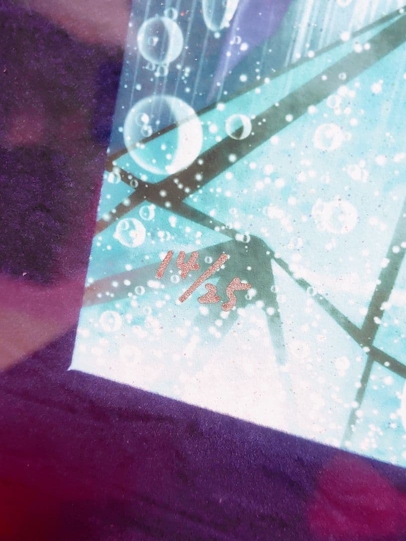 てぃんくる 版画 THE BLUE WORLD special edition