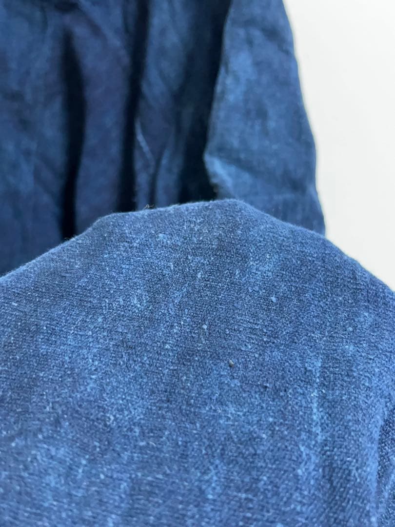 襤褸 藍染 麻？ 木綿？ 野良着 もんぺ 昭和 大正 明治 ぼろ らんる 貴重