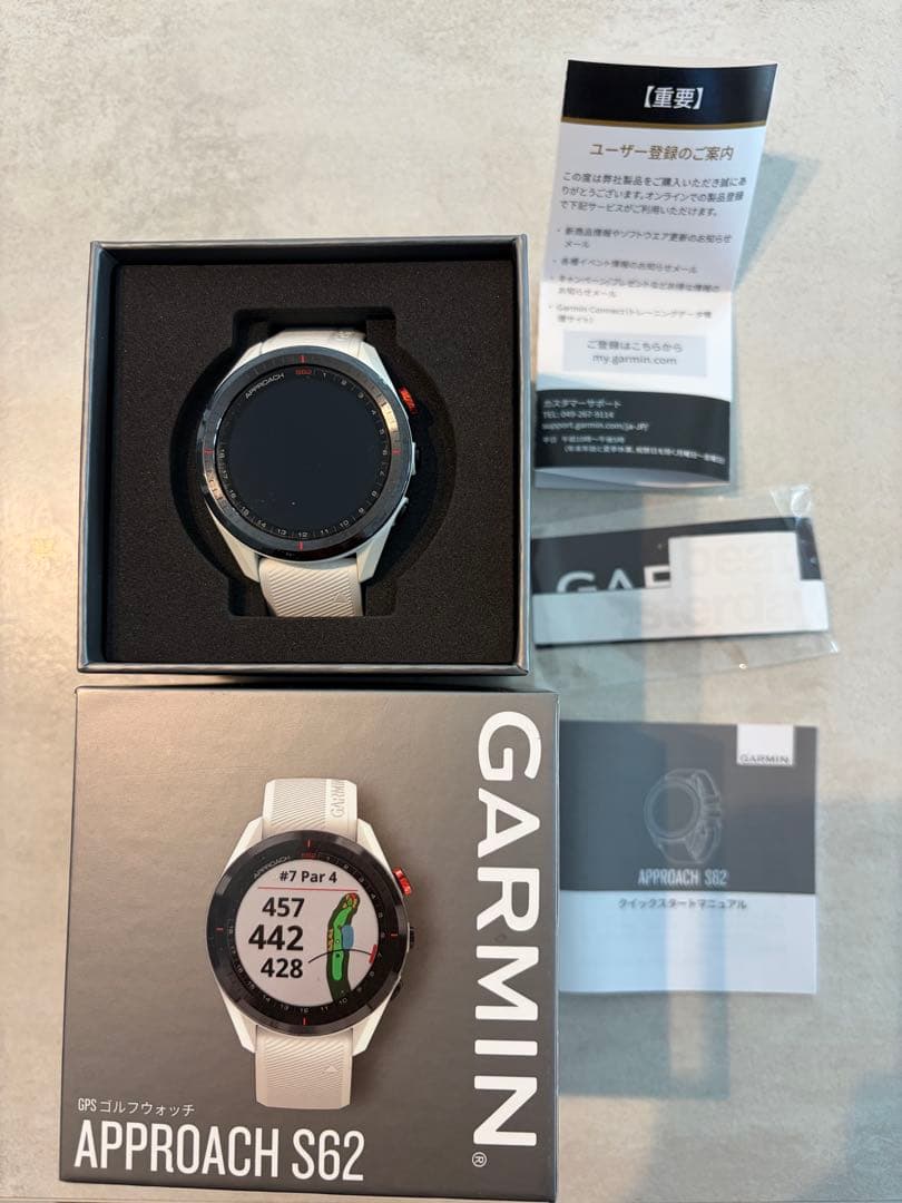 GARMIN APPROACH S62 ホワイト