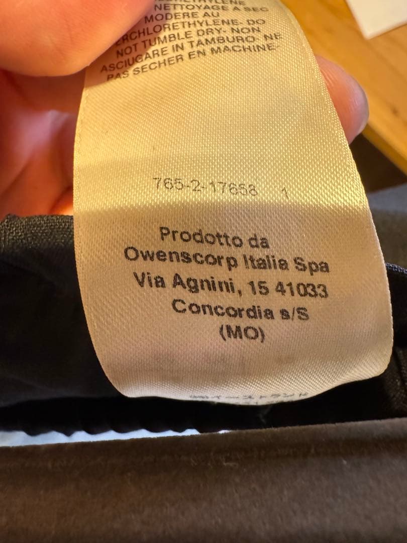 リックオウエンス　アステア　ドローストリングクロップドスラックス　サイズ50