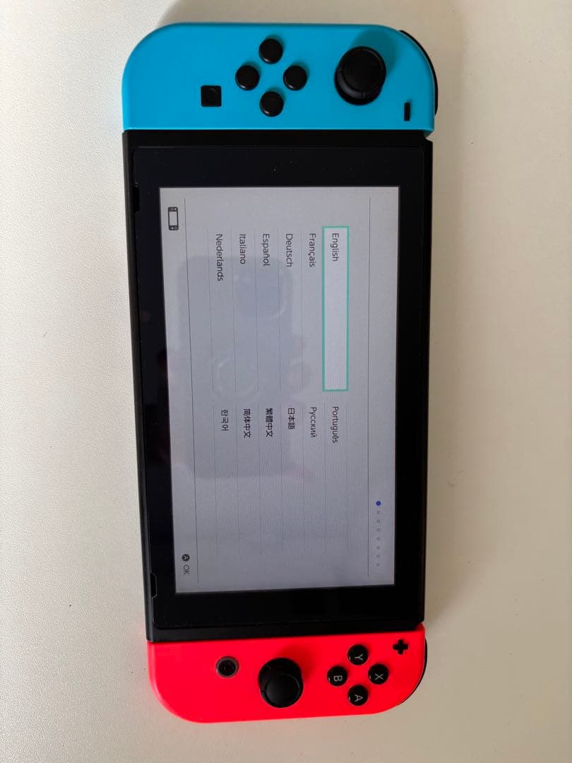 Nintendo Switch 青/赤 本体　箱無し