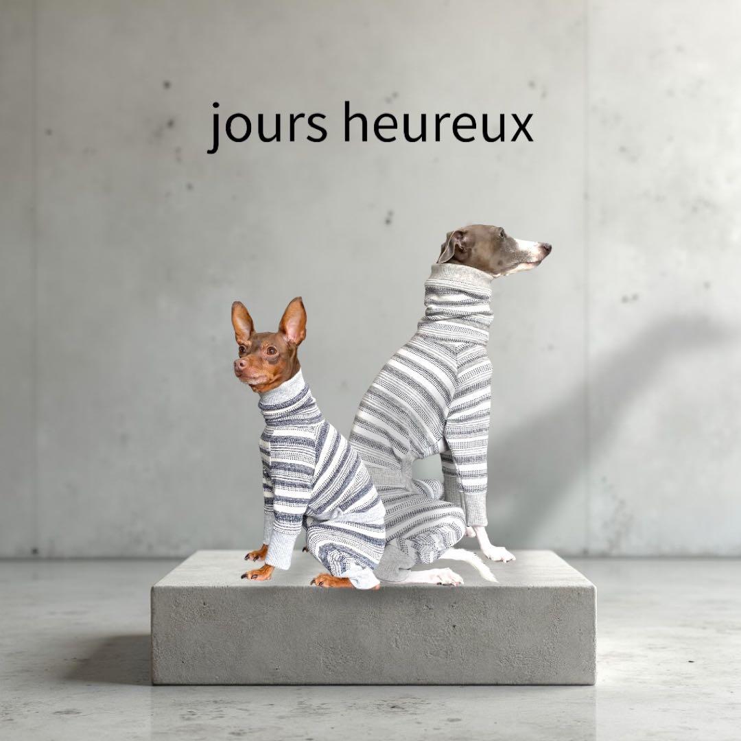 ④ジャガードニットカバーオール