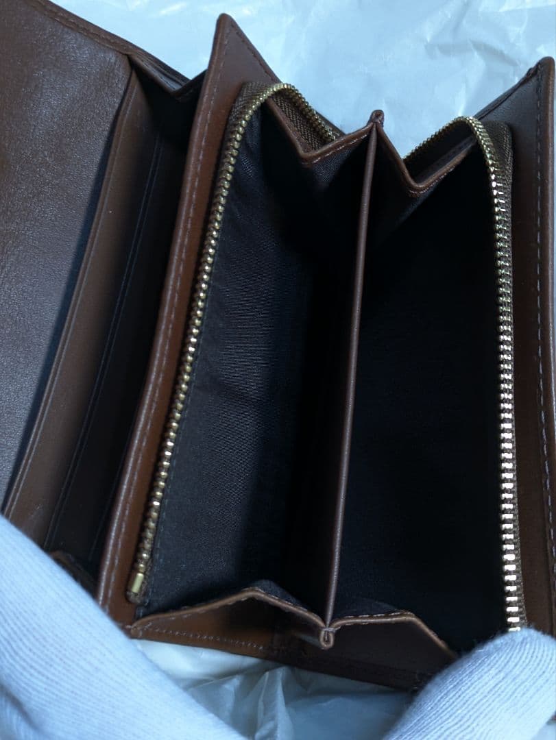 COACH 　コーチ　エルゴブラウン 二つ折り財布　未使用