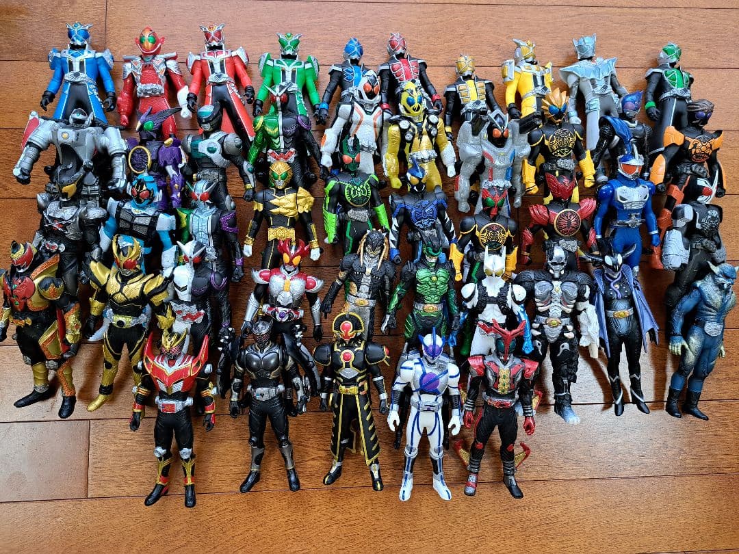仮面ライダー【ソフビフィギア105個セット】送料込み！！