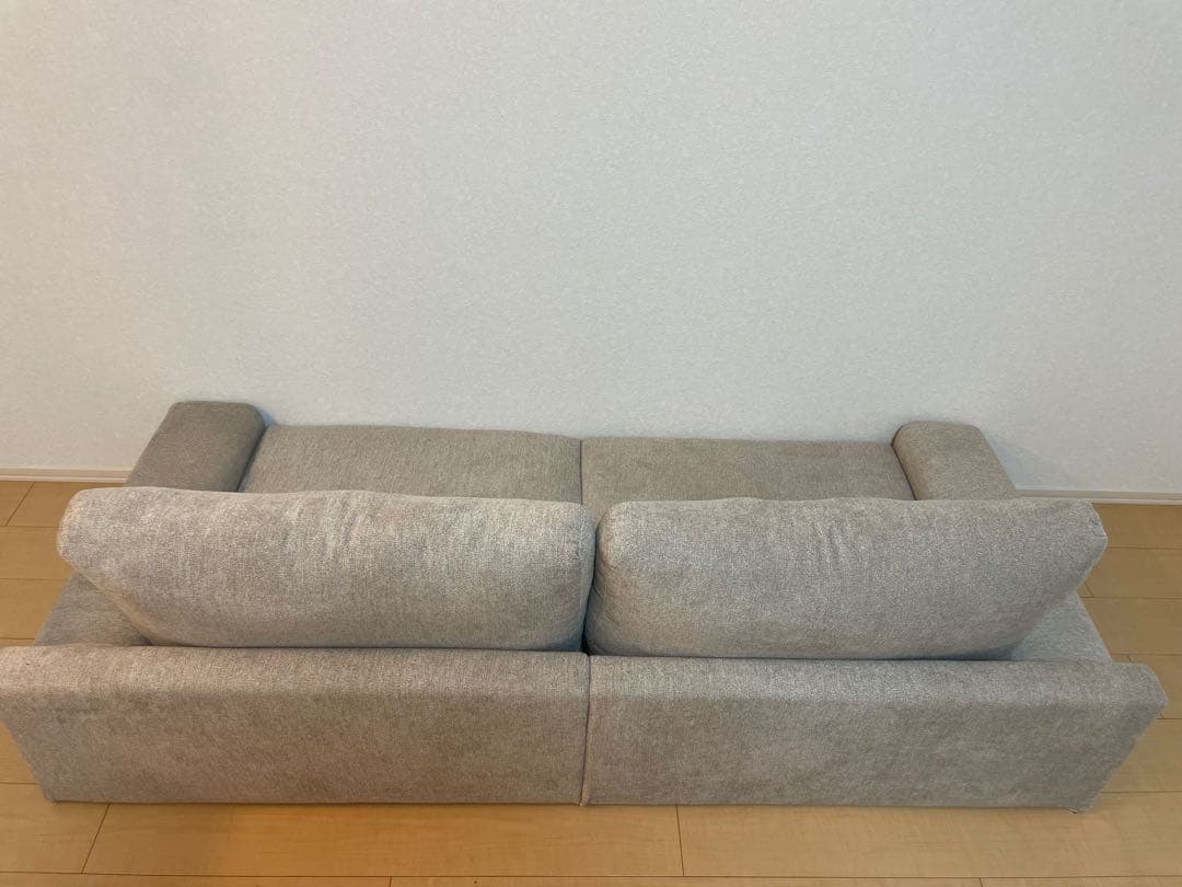 RASIK ローソファ 『Olson オルソン』170cm グレージュ①