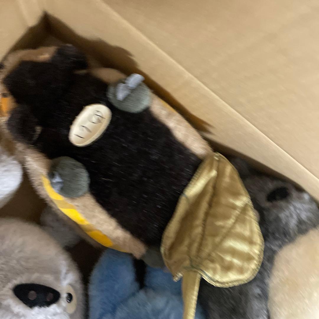 となりのトトロ　レトロ　ぬいぐるみ　大トトロ3 中トトロ2 ネコバス1