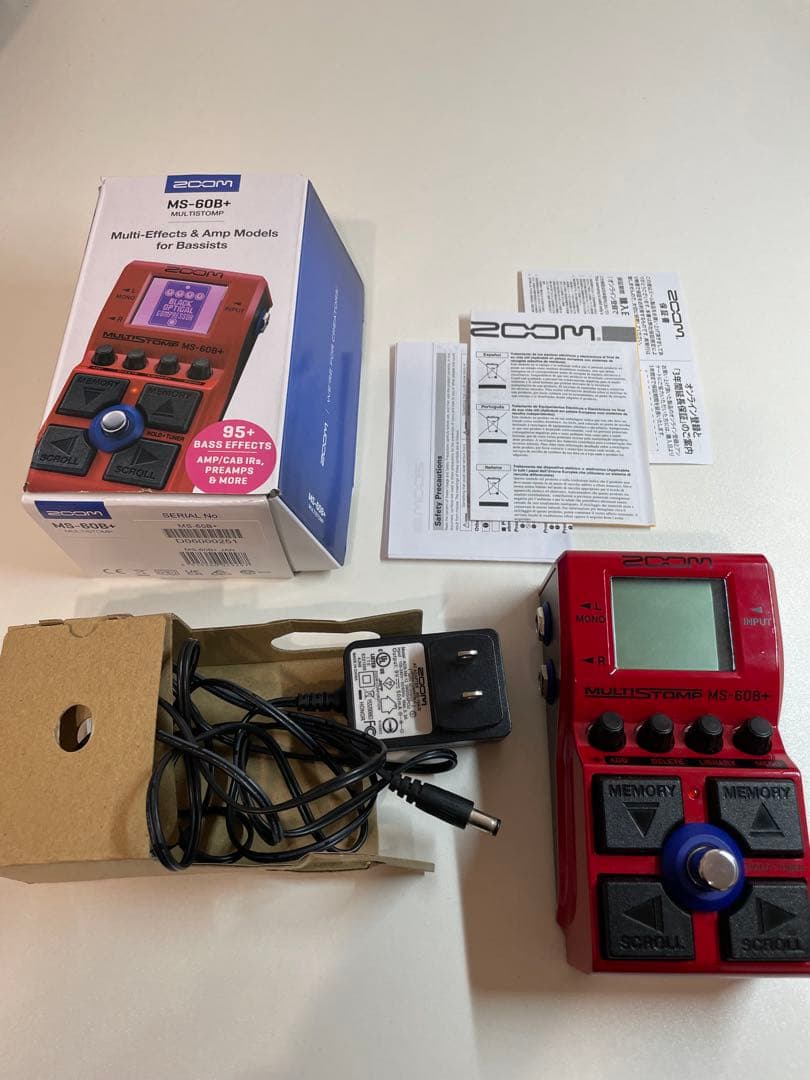 ZOOM MULTISTOMP MS-60B+ ベース用マルチエフェクター