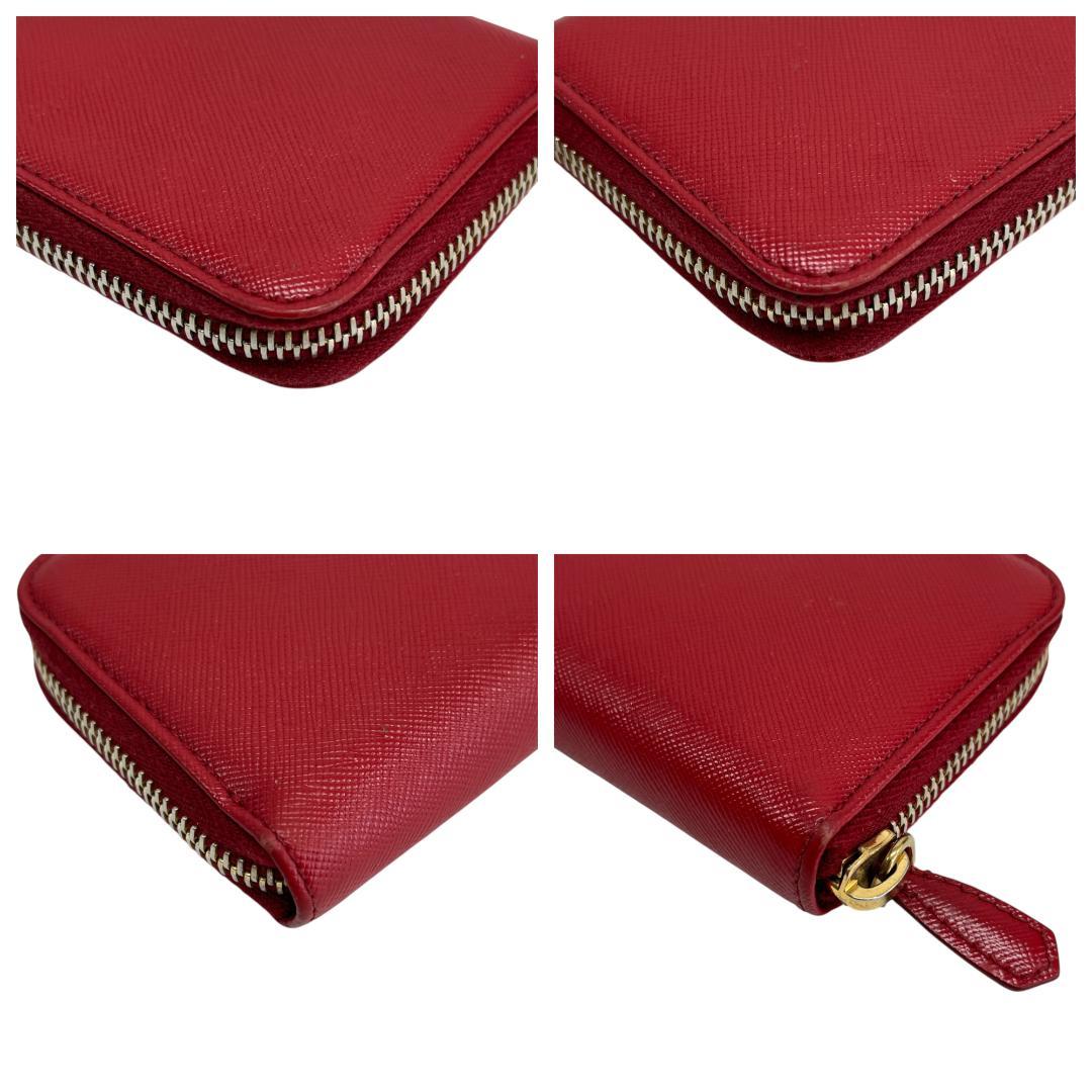 美品 PRADA プラダ ケース サフィアーノ 三角ロゴ 1M0268