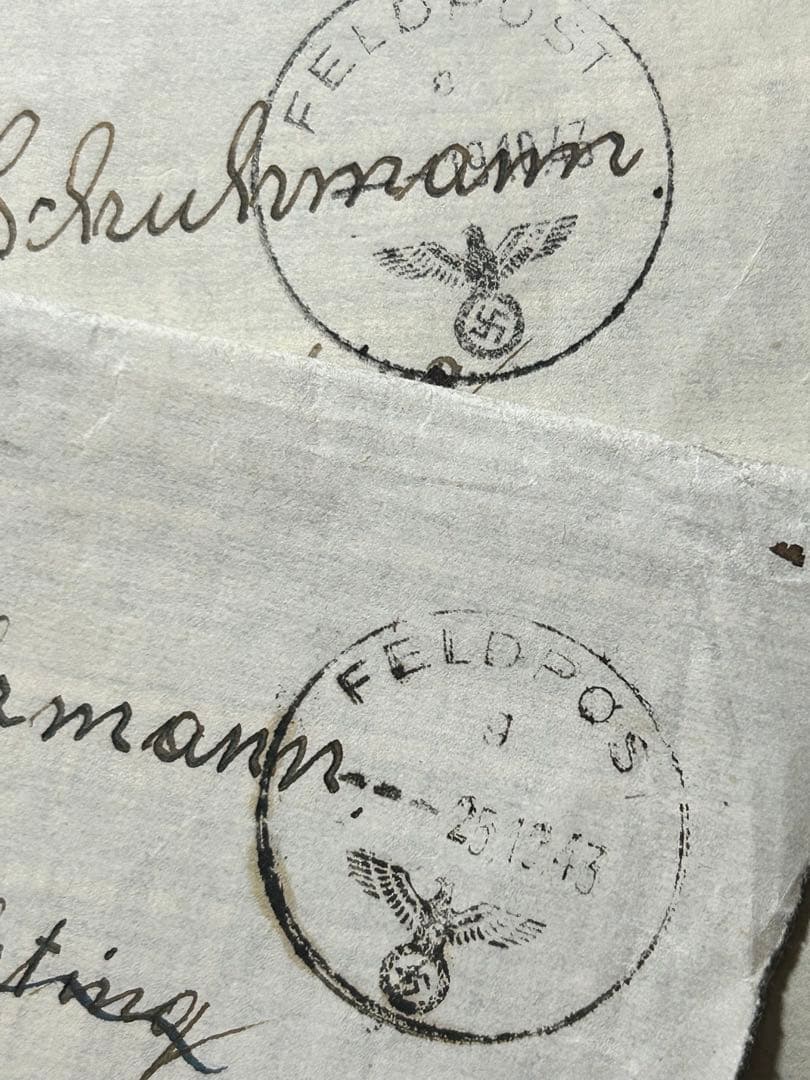 レア大量ドイツ戦時中の軍事郵便手紙　海軍エンタイヤ