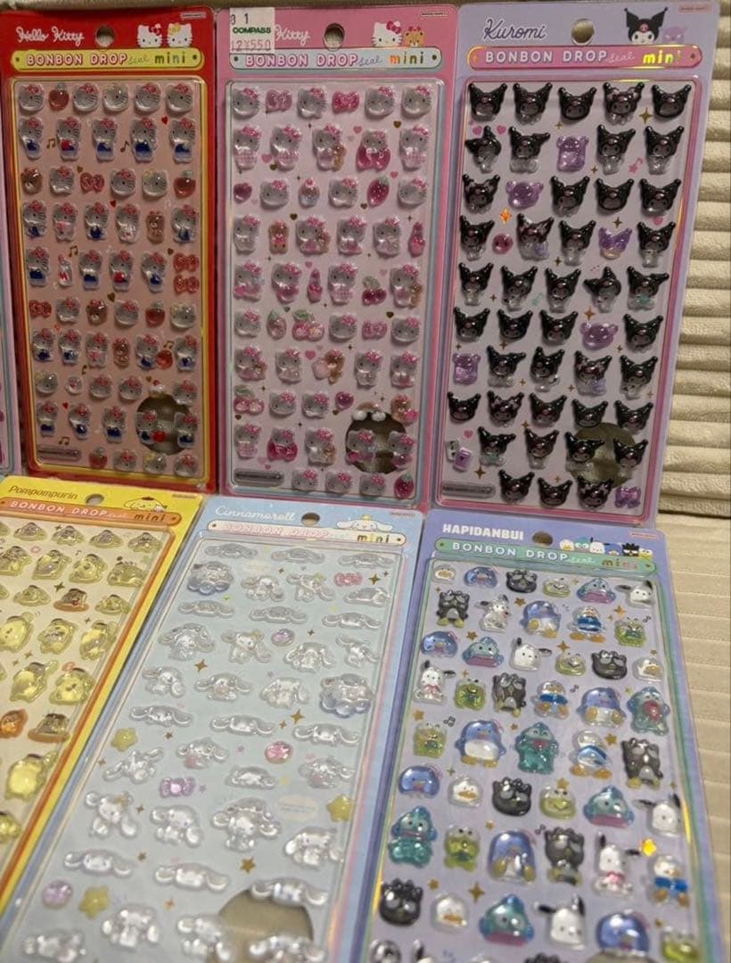 サンリオボンボンドロップシールmini