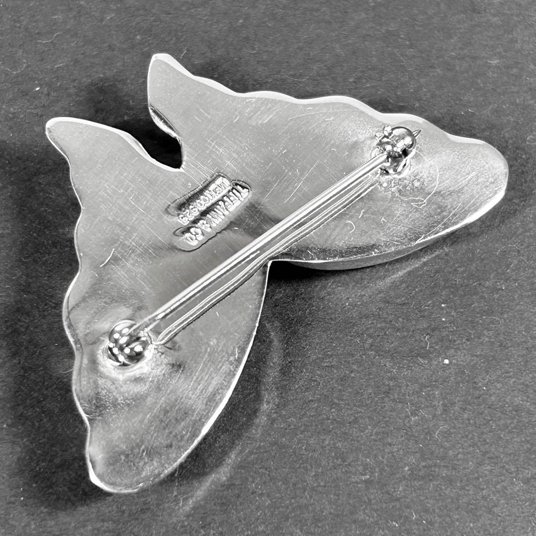 ティファニー ブローチ バタフライ 蝶々 メキシコ シルバー925 ピンバッチ