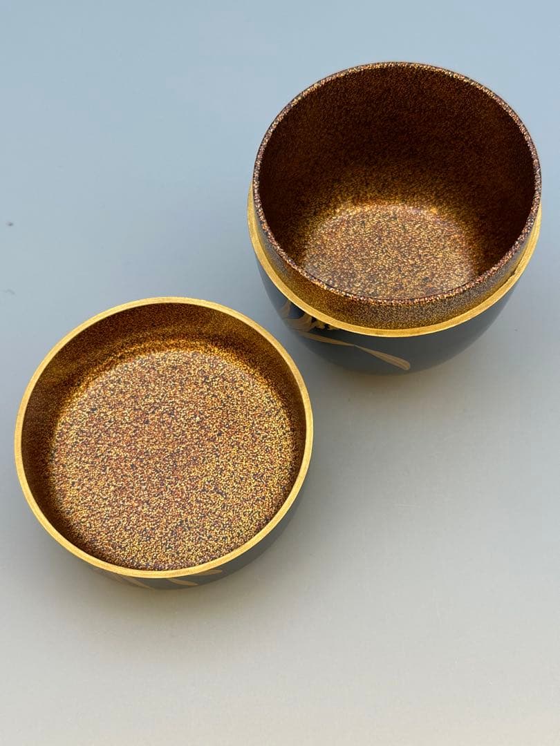 茶道具　棗　三浦明峰　水仙蒔絵