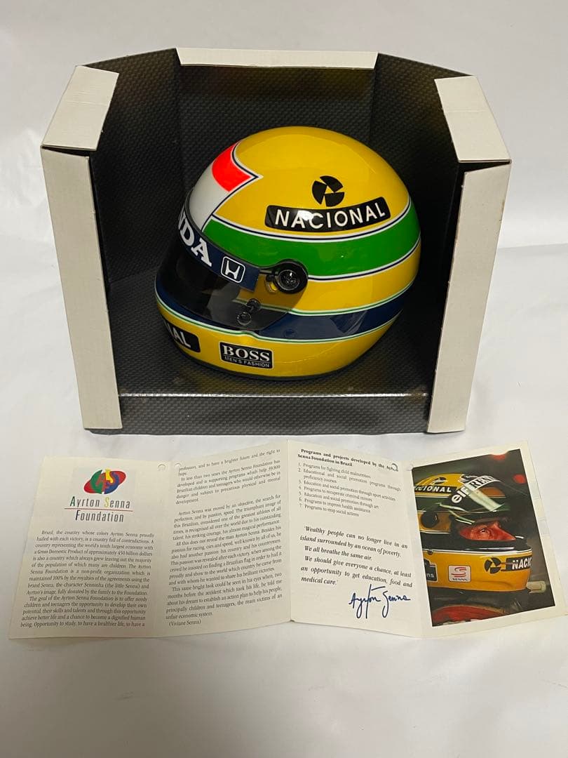 アイルトンセナ 1/2 ヘルメット 1988年 ホンダ•マルボロ•マクラーレン