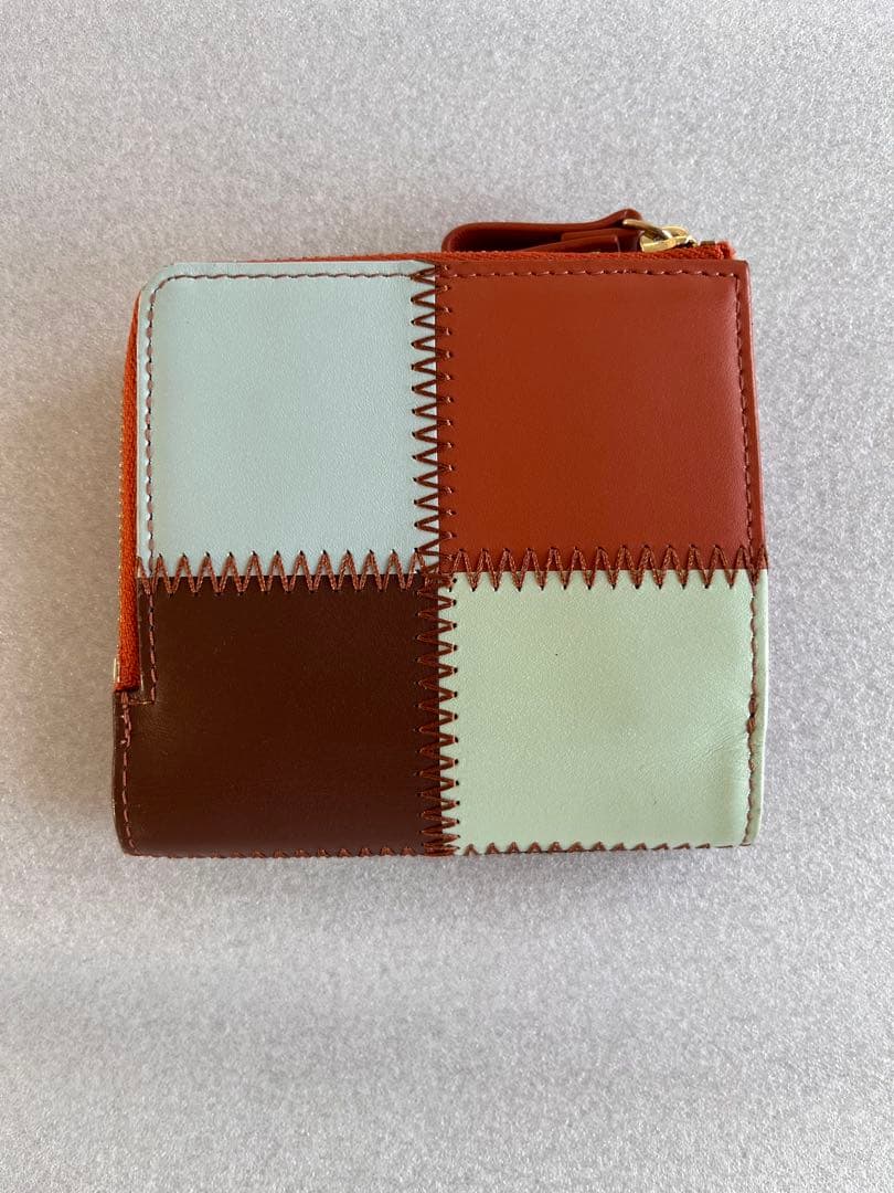 【希少品】MARY QUANT パッチワーク ウォレット 二つ折り財布 未使用品