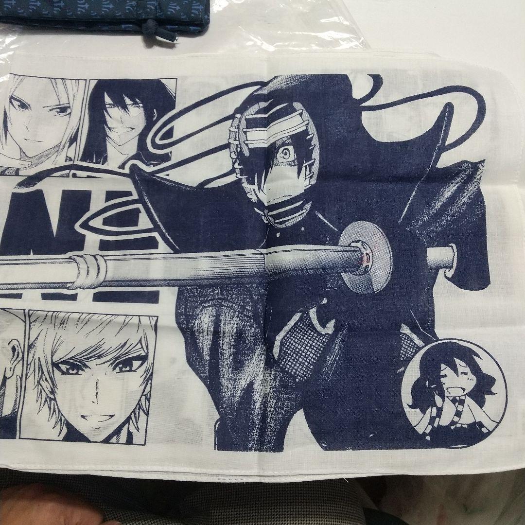 クロガネ　剣を振れ!!　汗を拭え!! 桜夏剣道部　オリジナル手ぬぐい付き巾着袋