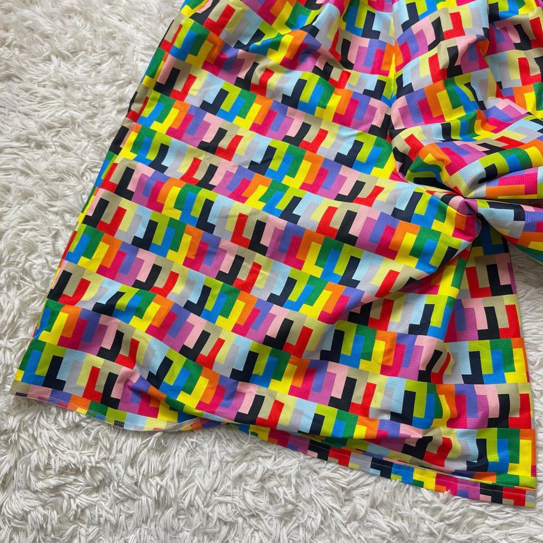 極美品 コムデギャルソン 24SS ワイドパンツ カラフル マルチカラー