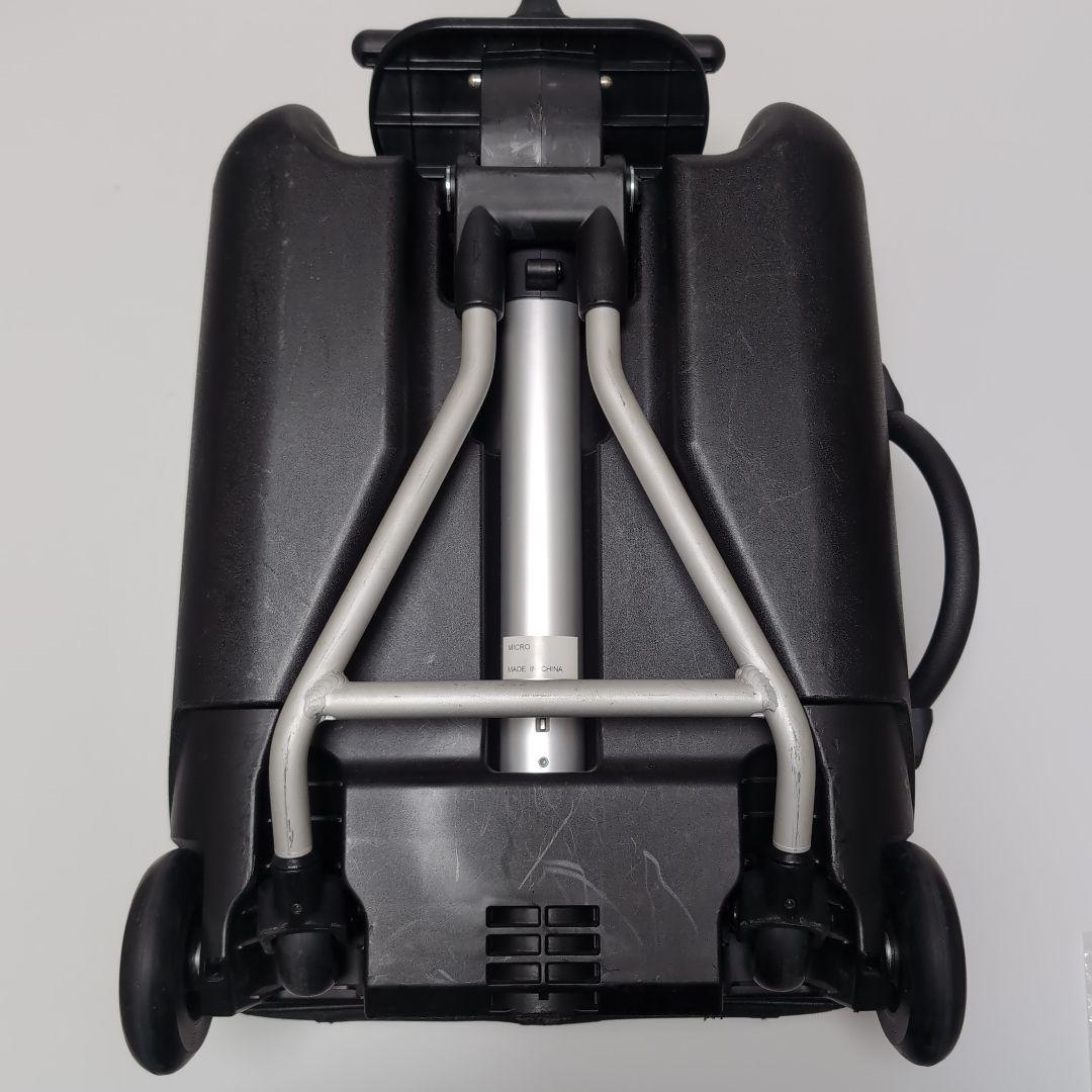 m-cro マイクロラゲッジイージー スーツケースベビーカー　ブラック