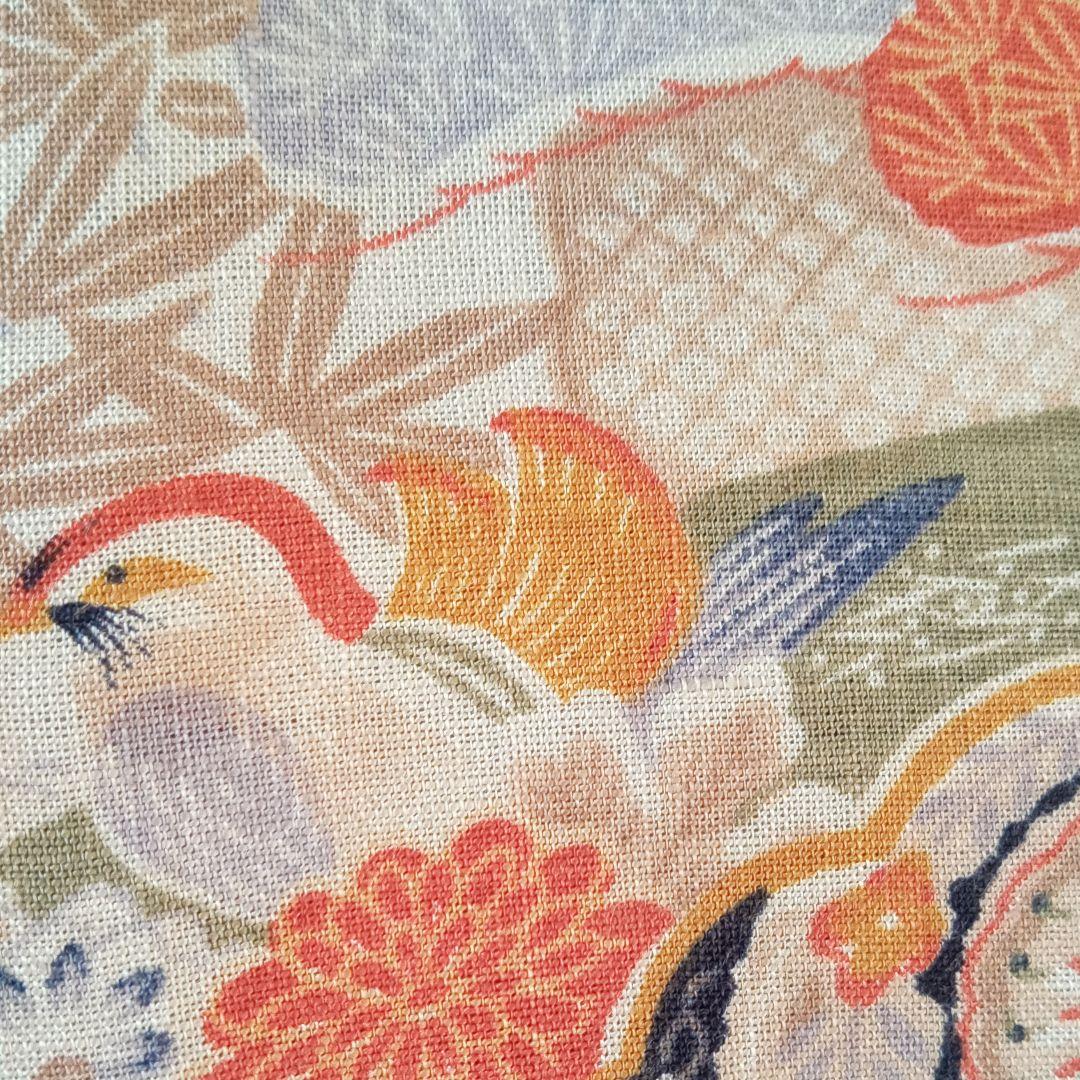 友禅　型友禅　帯　アンティーク　リメイク