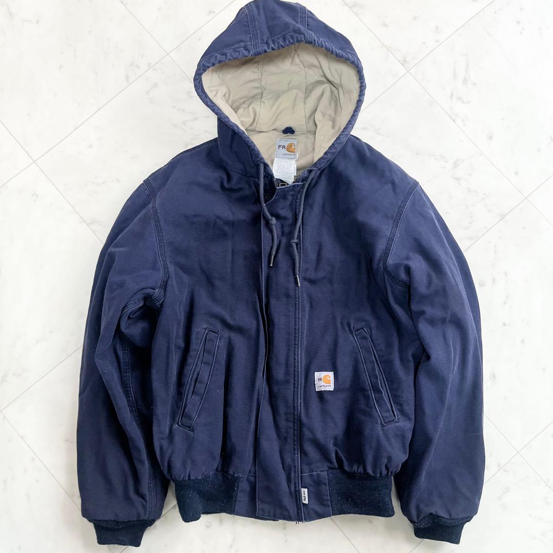 carhartt FR カーハット デトロイトジャケット USA製 ネイビー S