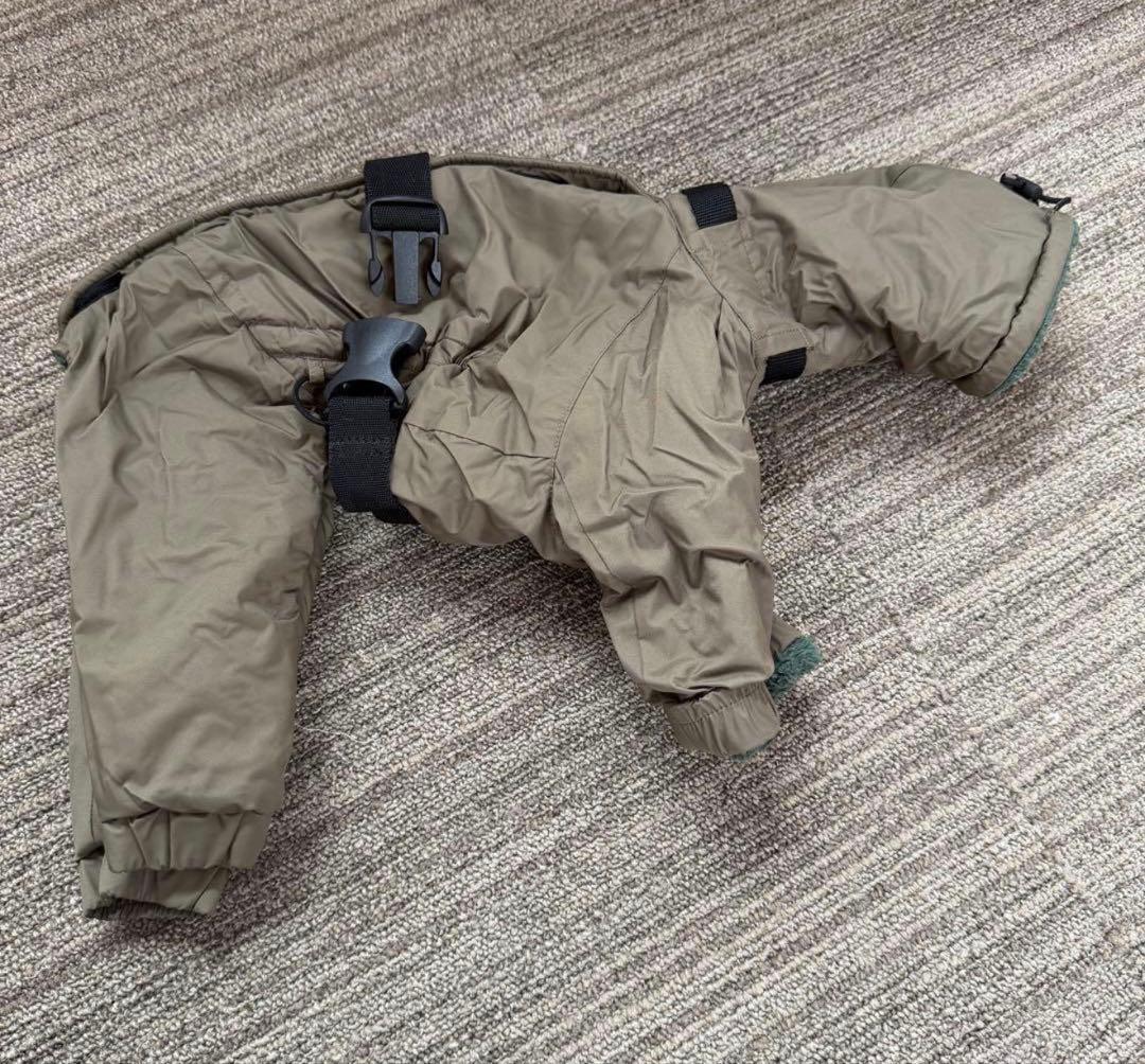 犬用防寒 インサレートスーツ オリーブグリーン イタグレ IS ピムリコ