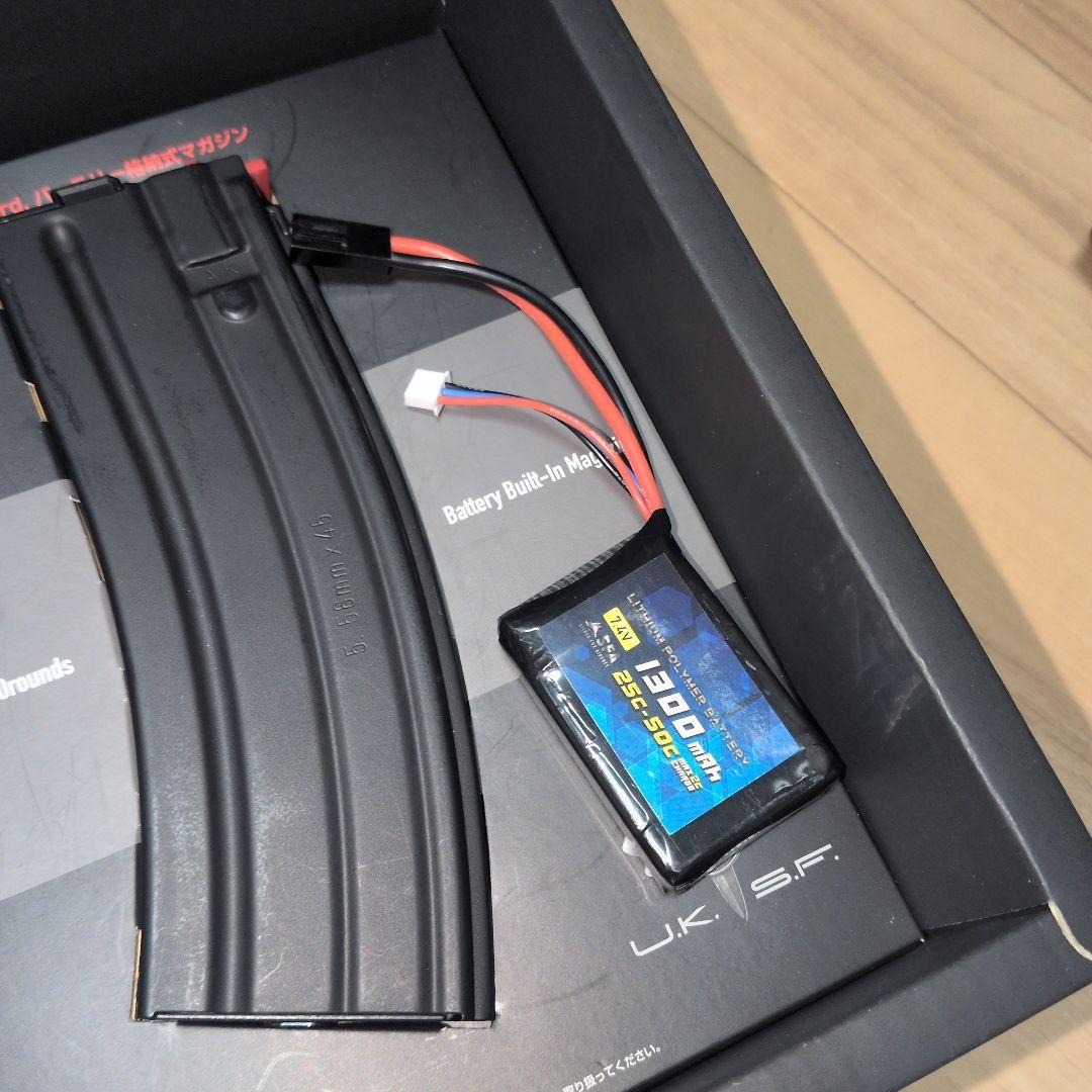 東京マルイ　次世代電動ガン HK416C カスタム　予備マガジン　リポバッテリー