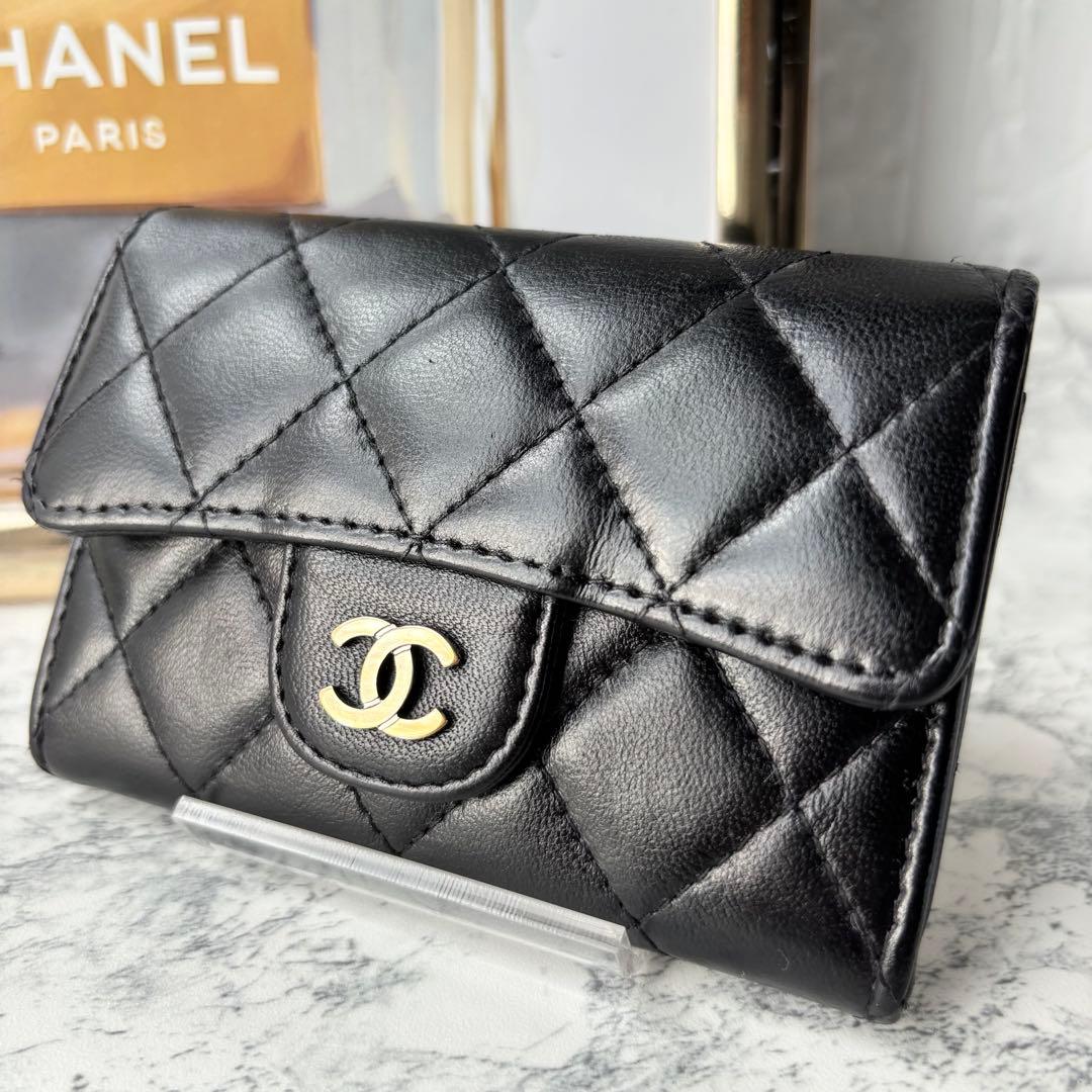 正規品❤️CHANEL マトラッセ　財布　カードケース　ケース　ミニ財布