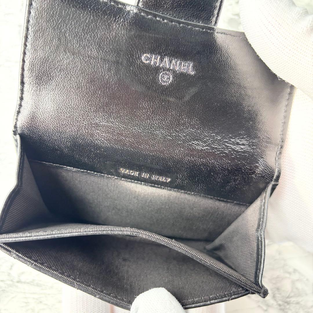 正規品❤️CHANEL マトラッセ　財布　カードケース　ケース　ミニ財布