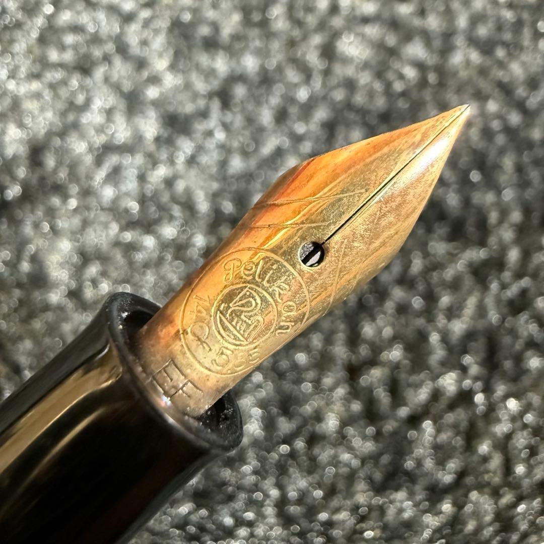 ペリカン　万年筆　PELIKAN　400　14C-585　GERMANY　黒色