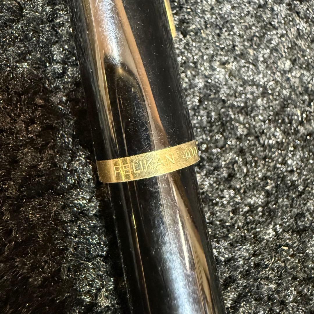 ペリカン　万年筆　PELIKAN　400　14C-585　GERMANY　黒色