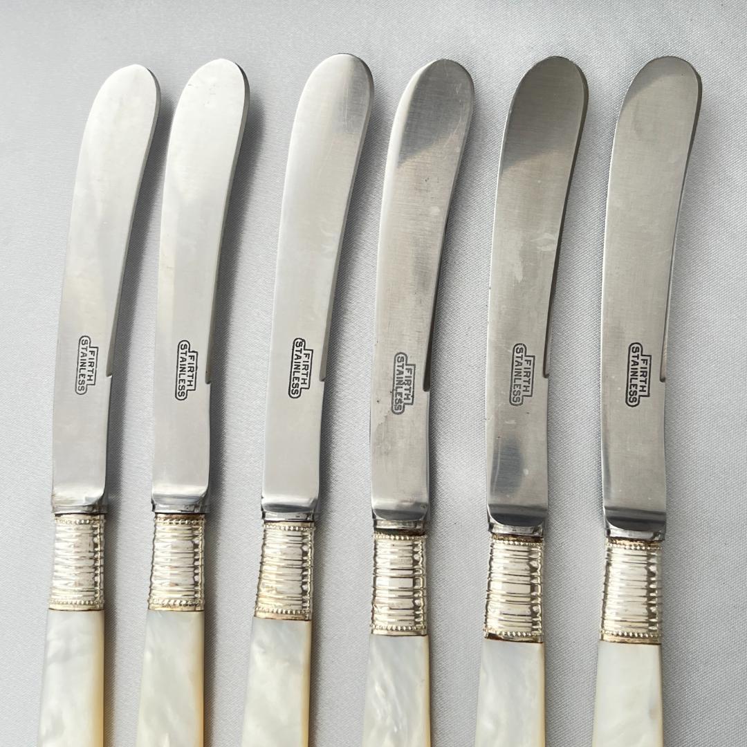 【英国】【白蝶貝】アフタヌーンティーカトラリーセット 専用ケース