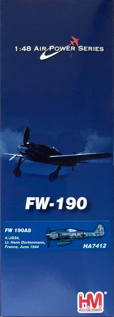 絶版新品 ホビーマスター 1/48 ドイツ空軍Fw190A8 1944年