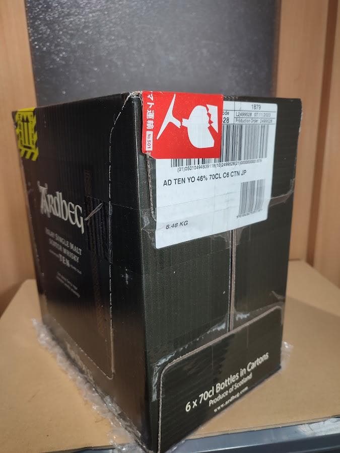アードベッグ10年　6本　未開封