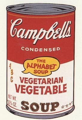 限定 Campbells Soup II/10枚セット 証明書付/ウォーホル
