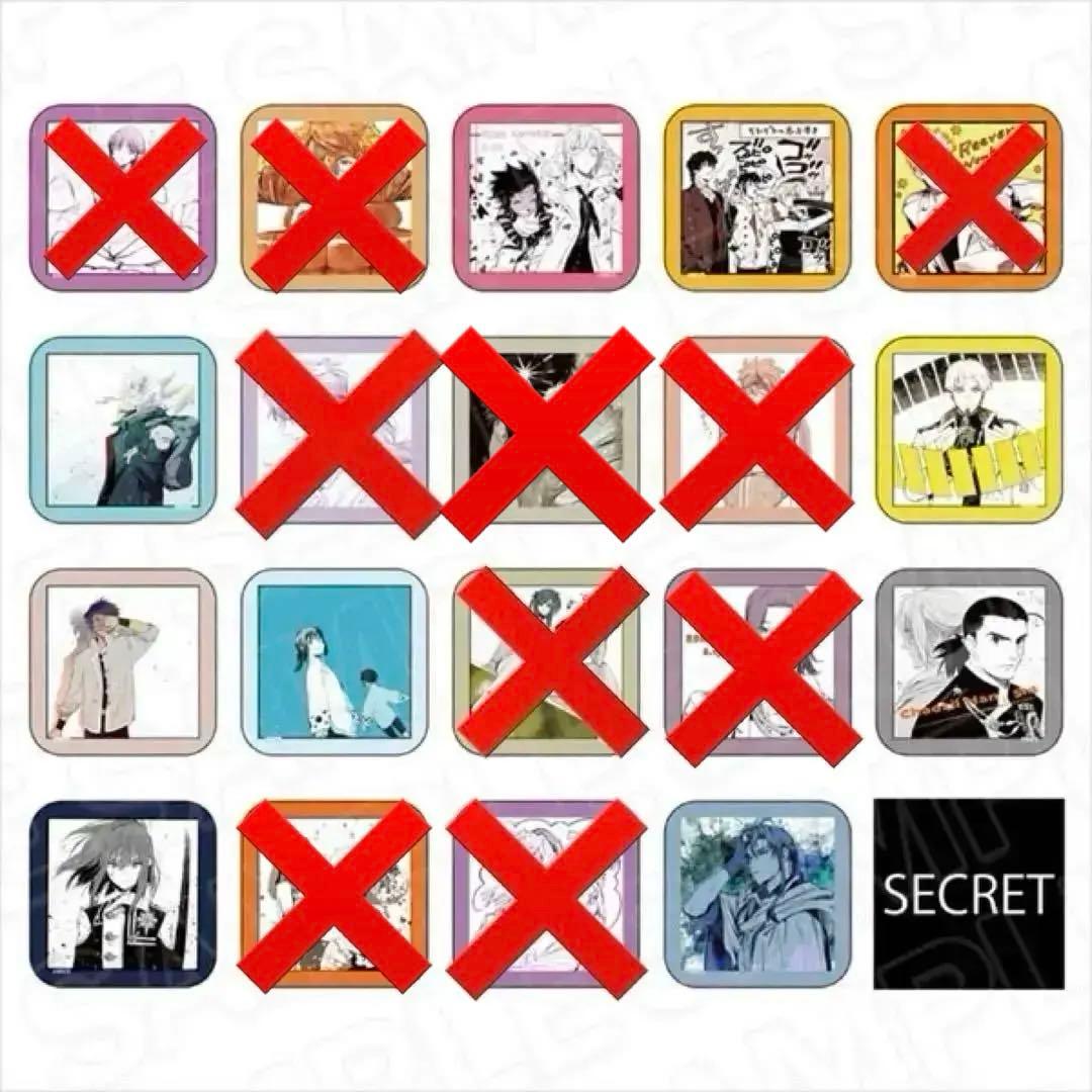 D.Gray-man ましかくカンバッジ　vol.2 ほぼコンプリート