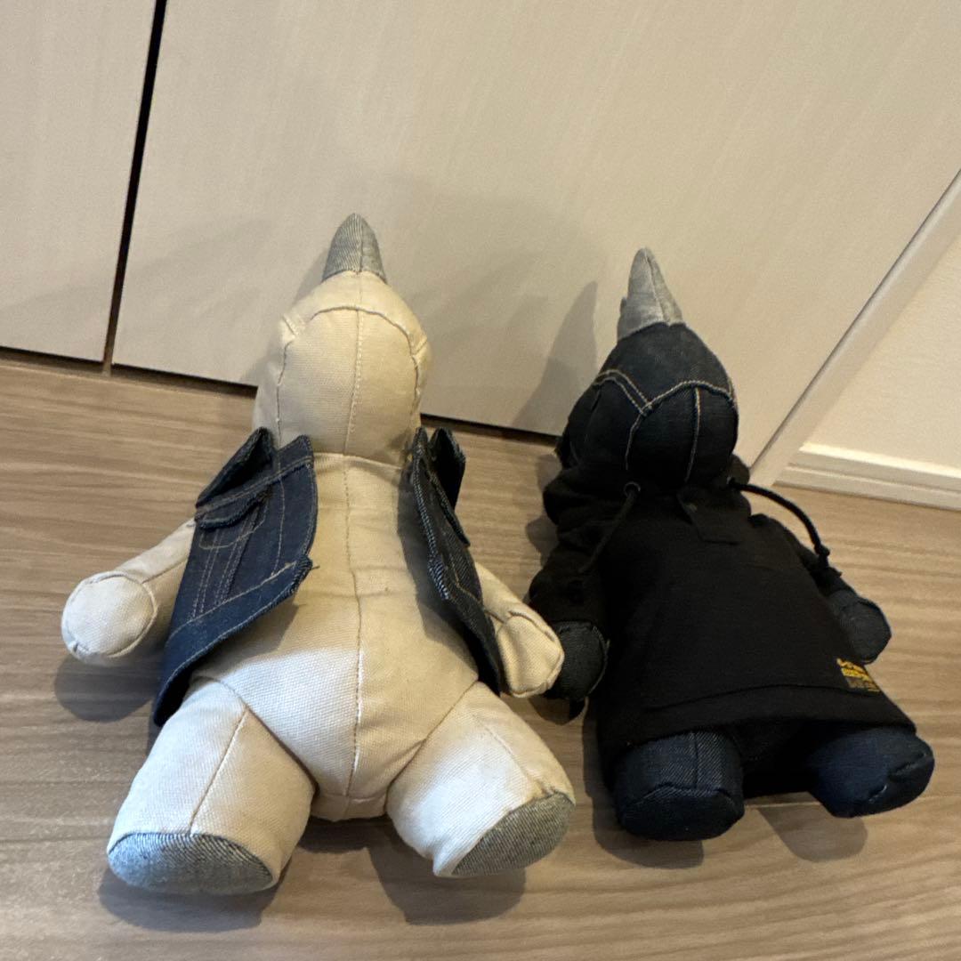 G-STAR RAW サイのぬいぐるみ 2体セット