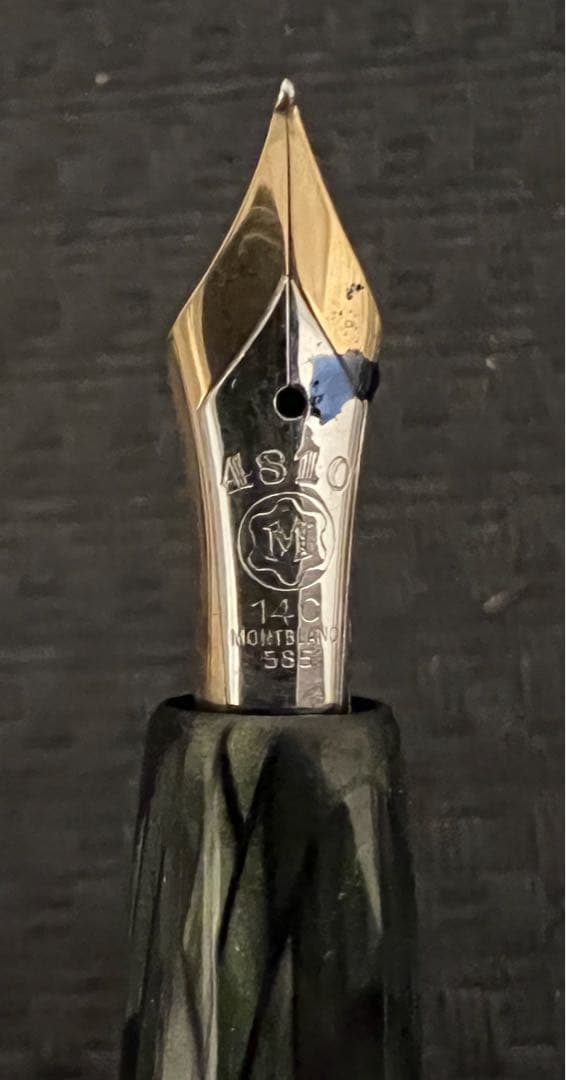 超希少 モンブラン マスターピース 644N 万年筆ペン先14C/585 可動品