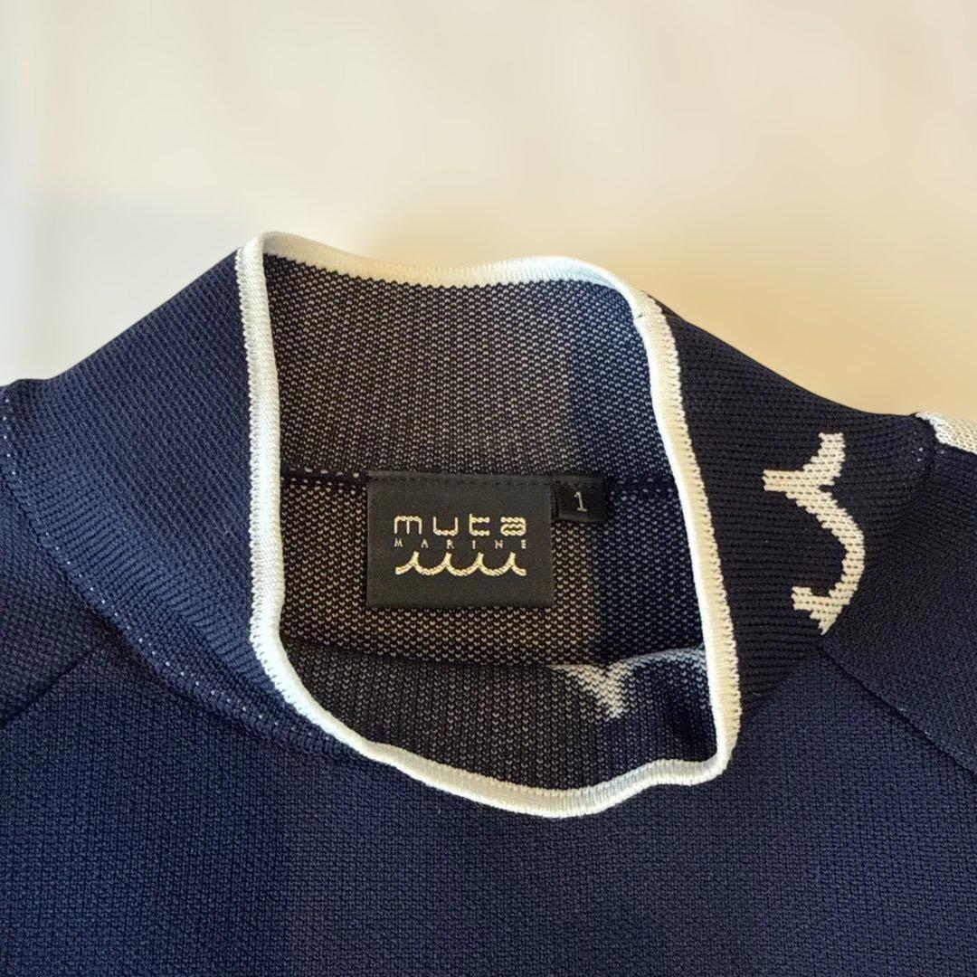 MUTA MARINE ネイビー レディースセーター