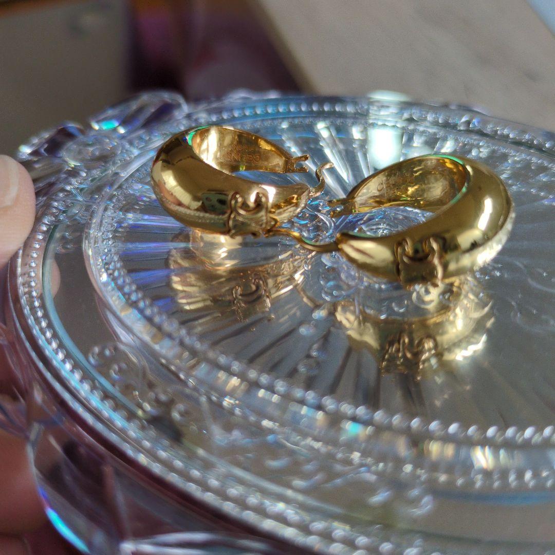 ゴールド フープピアス