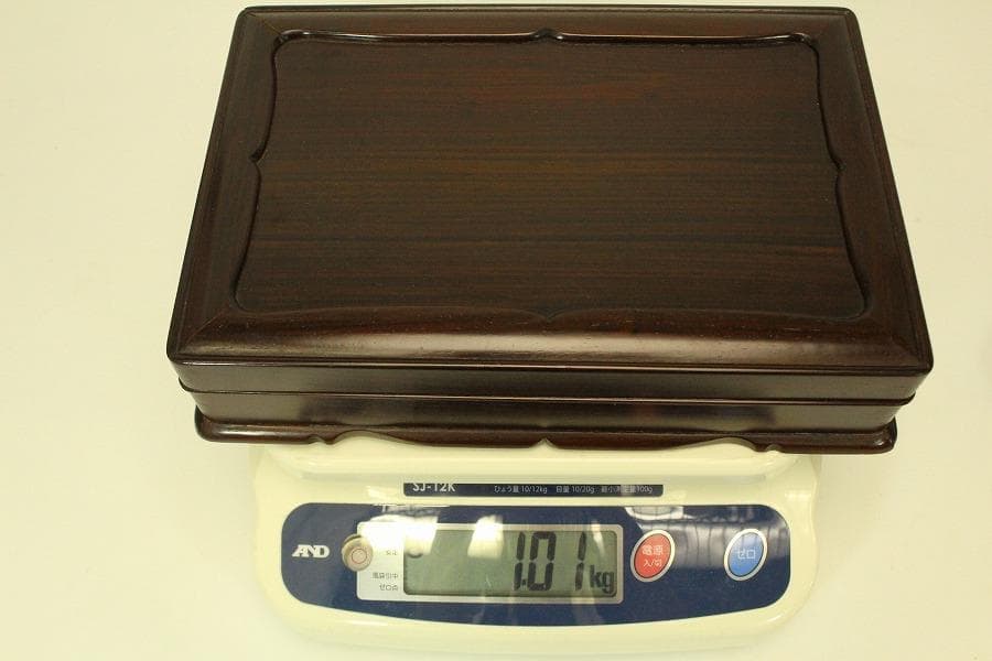 文房具 唐木 硯箱 二件(ZE403)