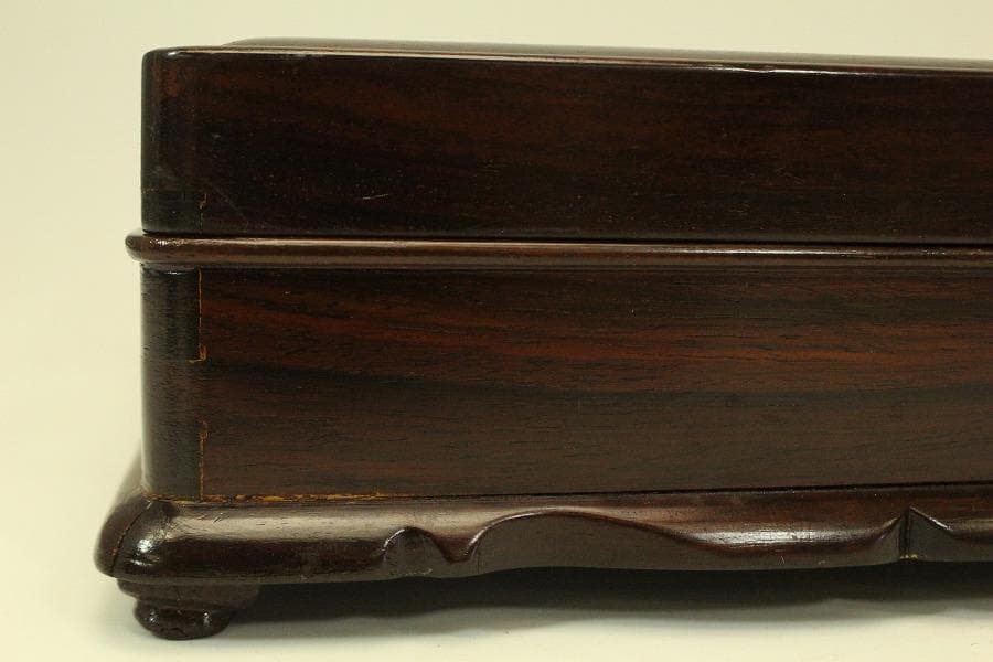 文房具 唐木 硯箱 二件(ZE403)