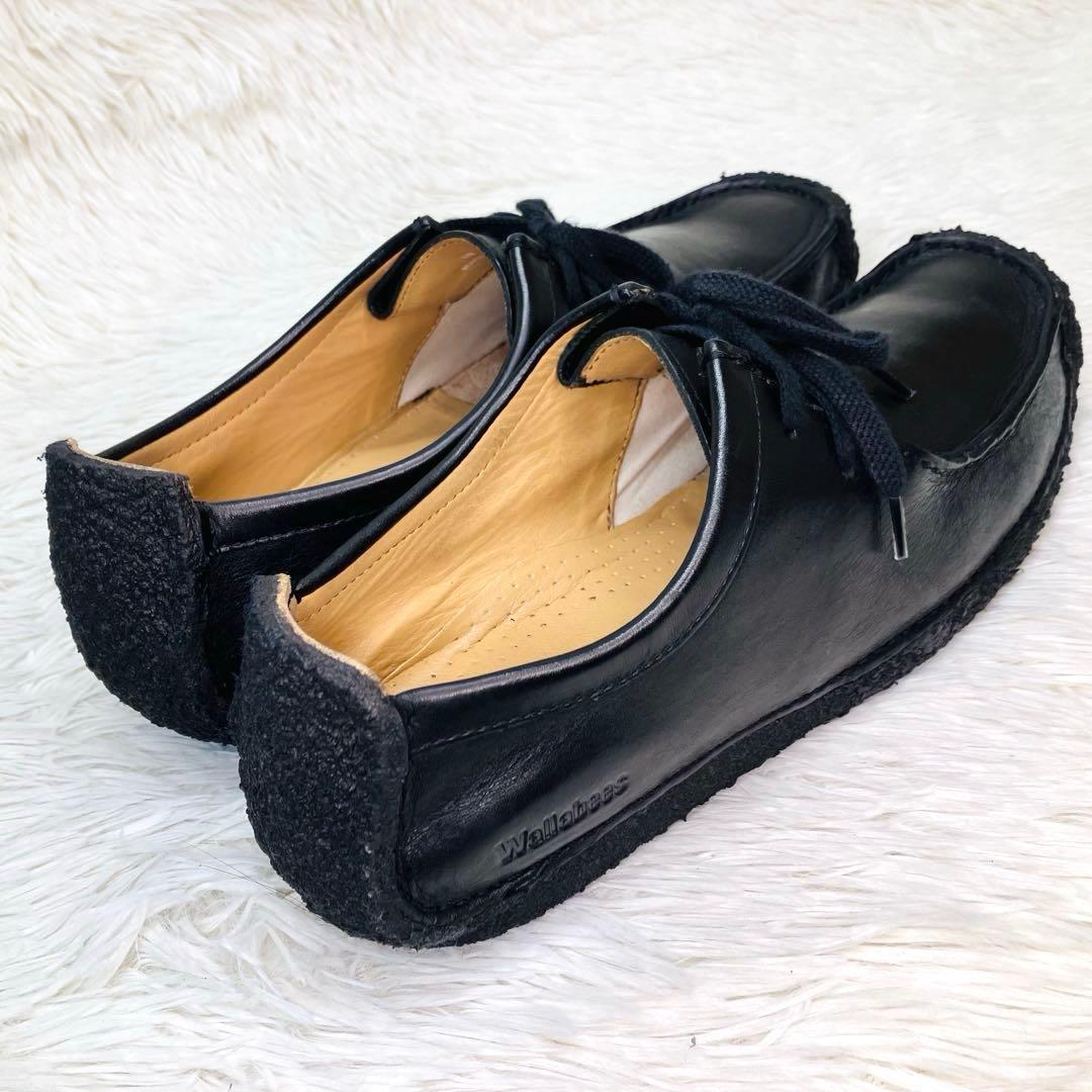 【極美品】Clarks 8.5クラークス ナタリー ブラック レザー 26.5