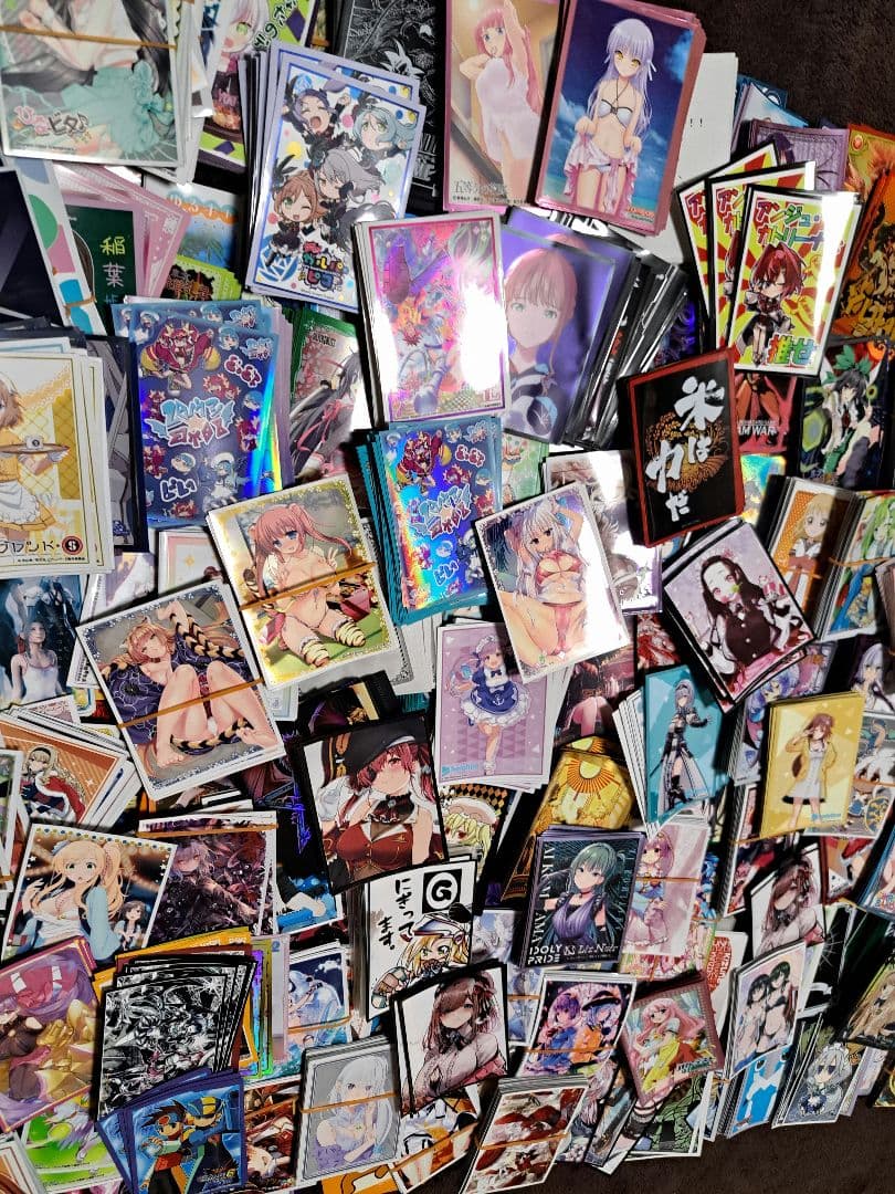 キャラスリーブ まとめ 大量 超大量 無地なし スリーブ カードプロテクター