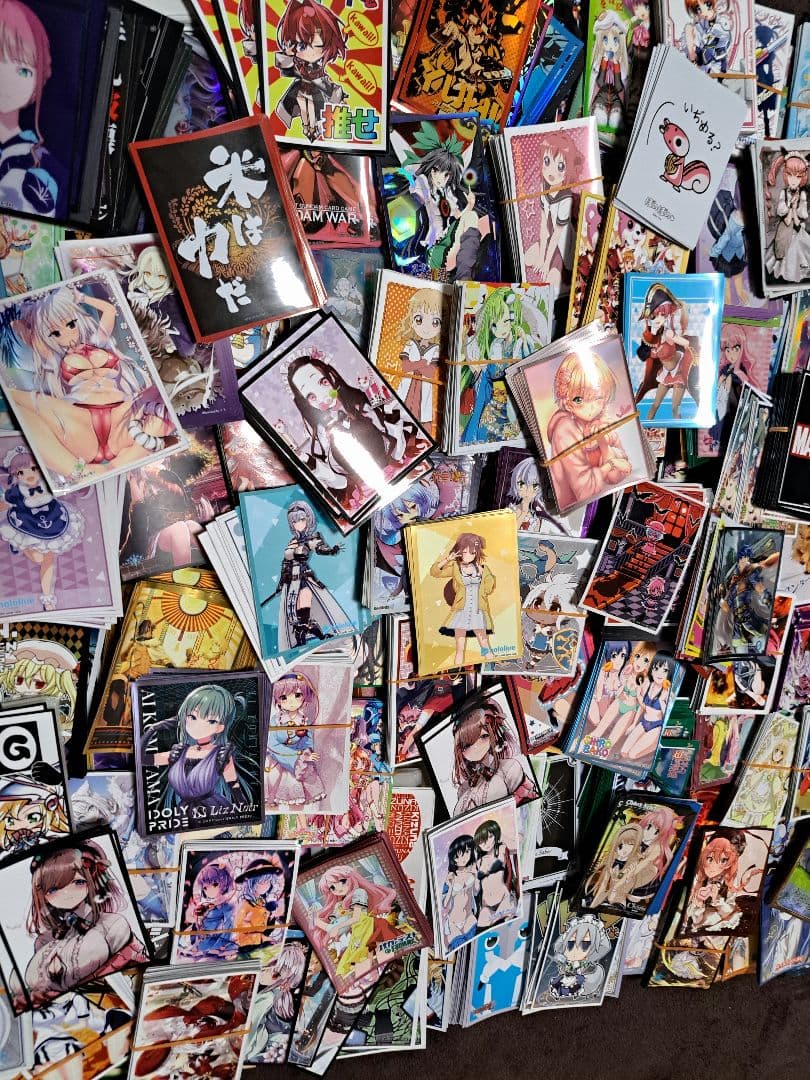 キャラスリーブ まとめ 大量 超大量 無地なし スリーブ カードプロテクター