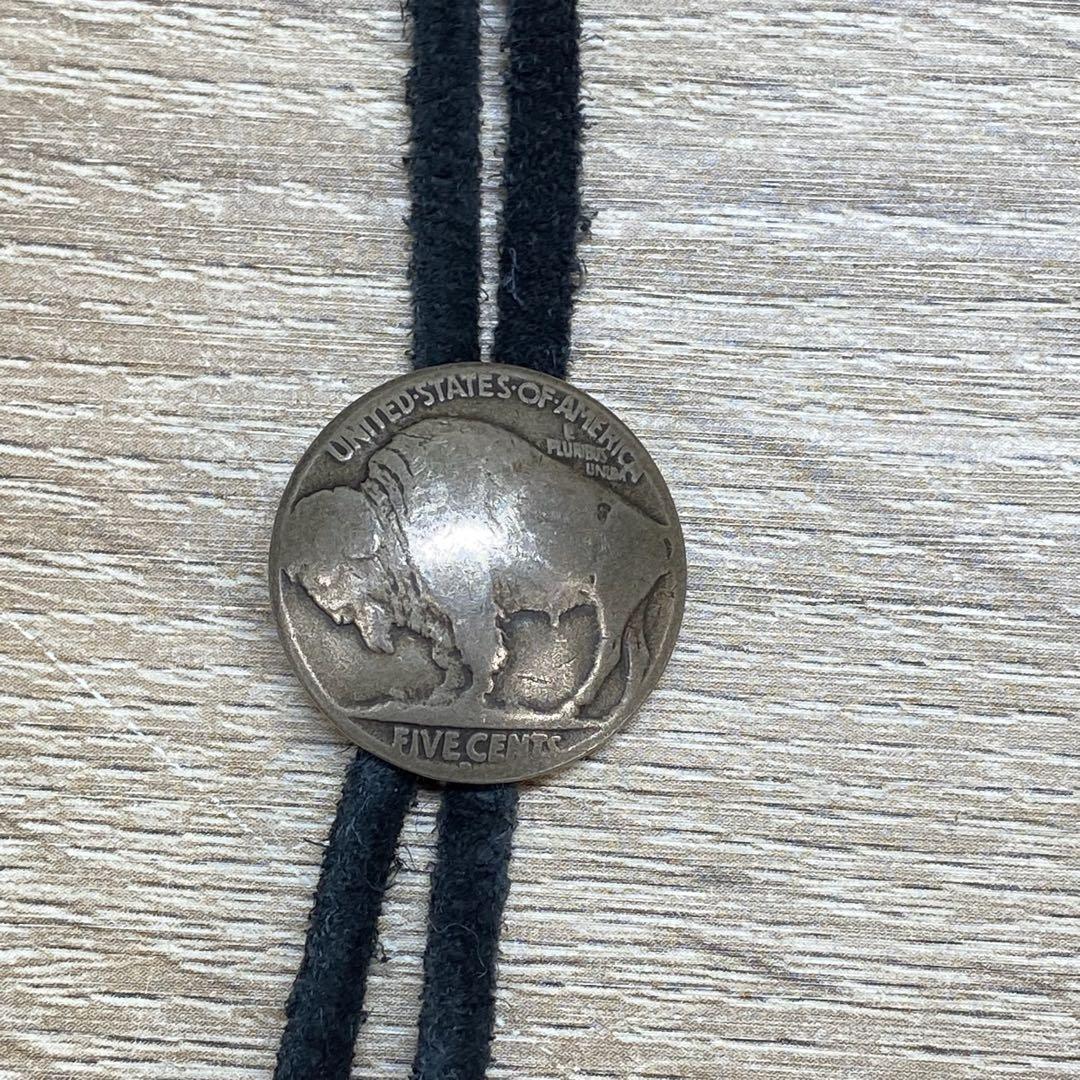 goro's ゴローズ　巾着ポーチ 小物入れ　レザー　　ブラック