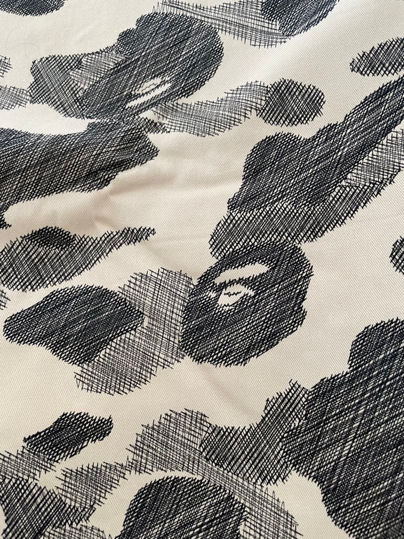 ape bape 非売品　生地　綿　カモ　迷彩　スケッチカモ　レア　希少
