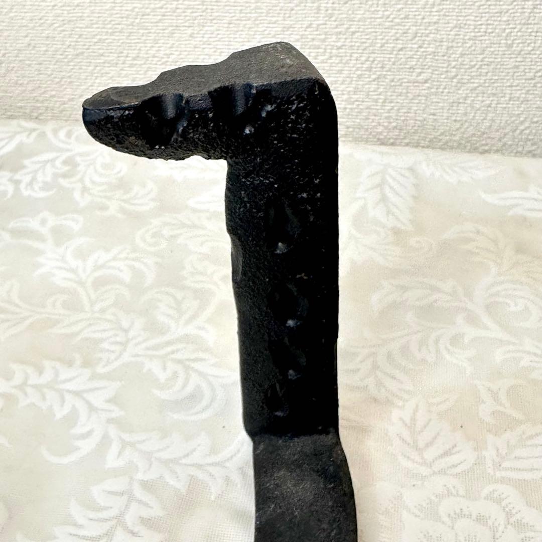 A.Bまとめて購入のみ♦︎未使用品♦︎茶道具　唐銅？面取り風炉　虫喰い 五徳　風炉