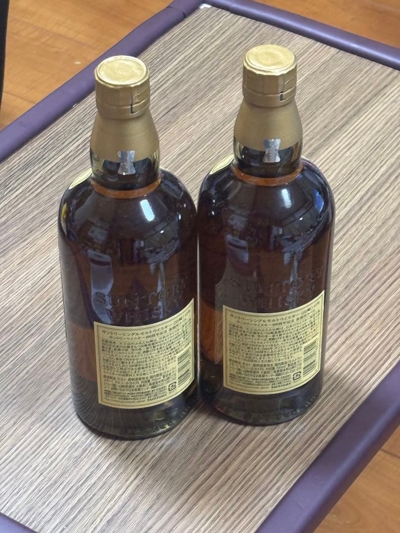 山崎 12年 シングルモルト ウイスキー 700ml 2本セット　未開封
