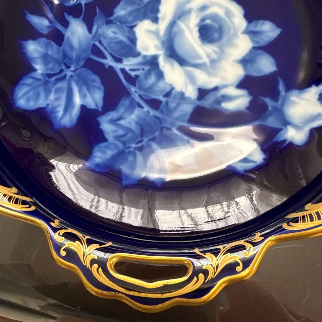 Noritake 限定版 青いバラの鉢皿