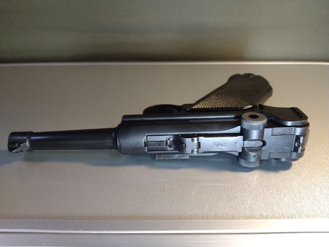 希少な美品！タナカ　ルガーP08　４インチ　快調ガスブロ、ガス漏れ無し！